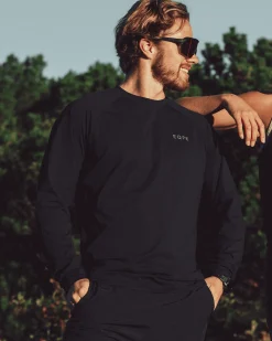 Active L/S Tee M Deep Black