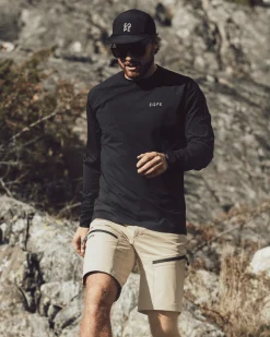 Active L/S Tee M Deep Black