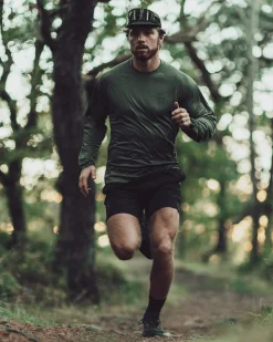 Active L/S Tee M Lichen Green