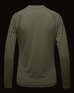 Active L/S Tee W Lichen Green