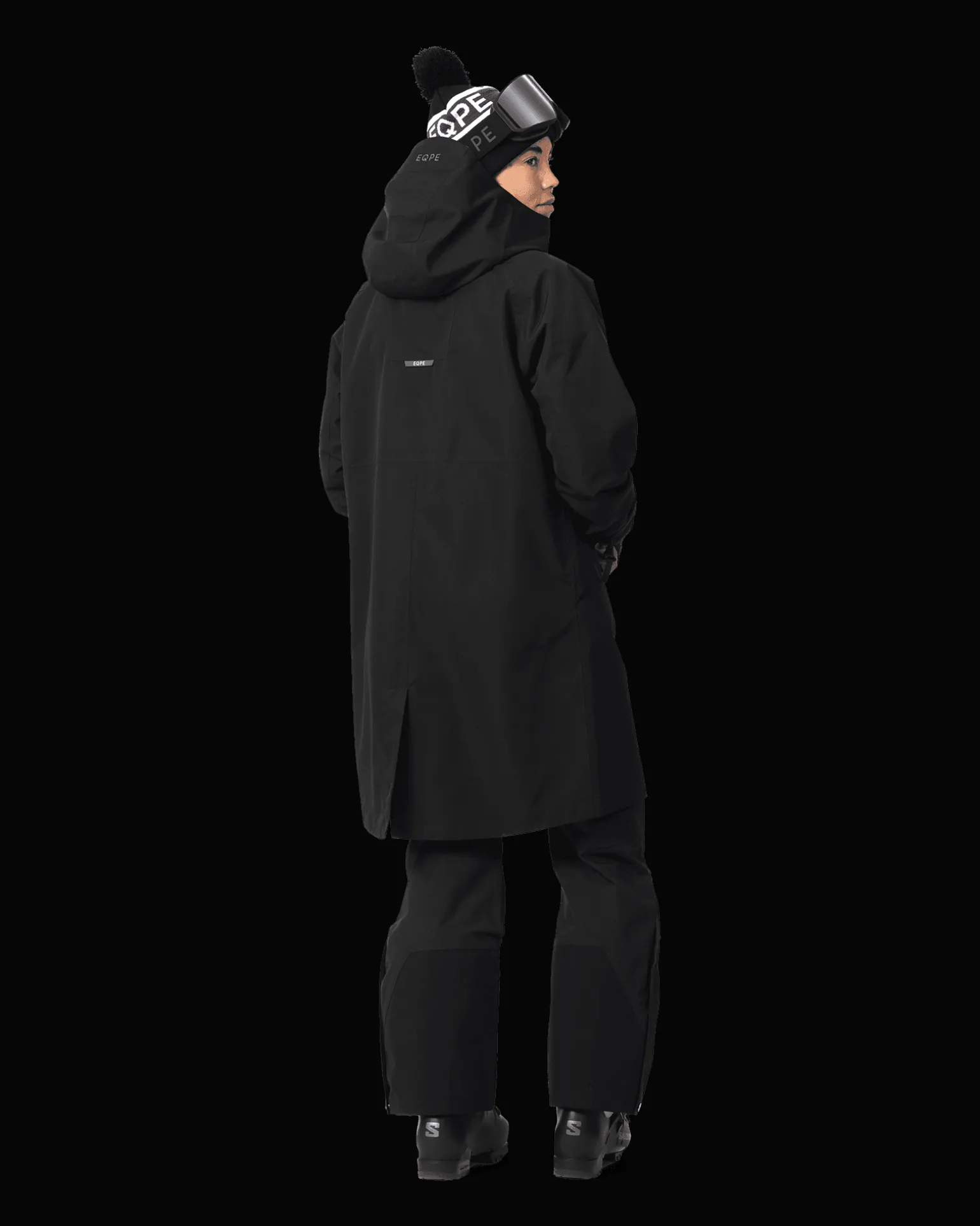 Alpine Rain Coat Deep Black