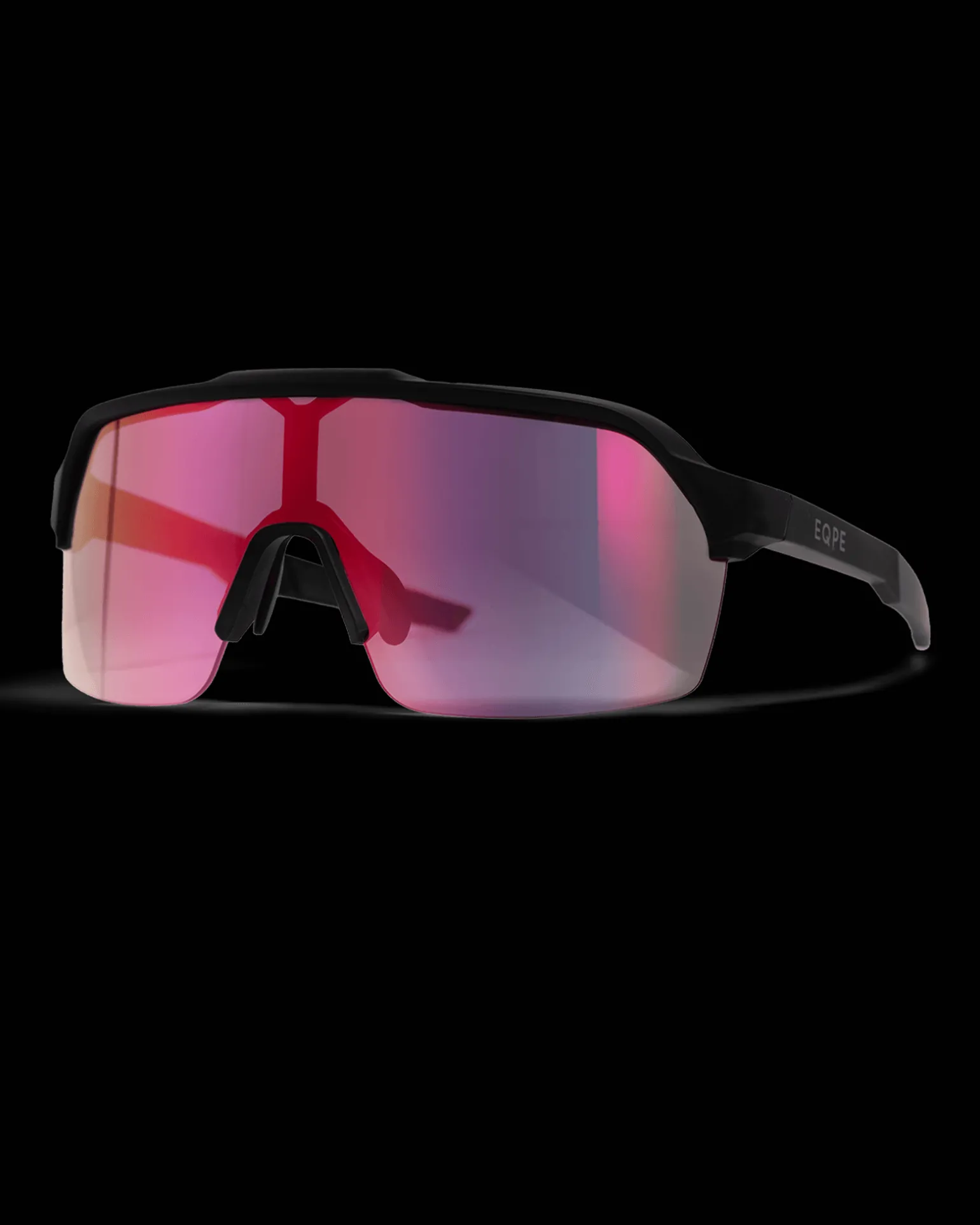 Athletic Half Frame Black-Smoke / Red Multi