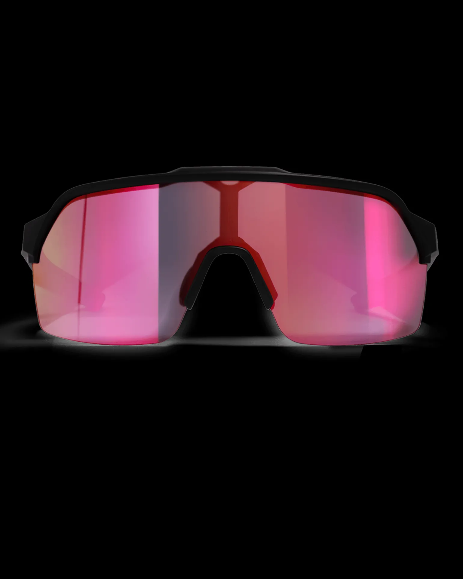 Athletic Half Frame Black-Smoke / Red Multi