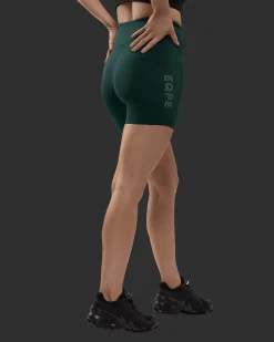 Bïelve Active Shorts W Deep Forest Green