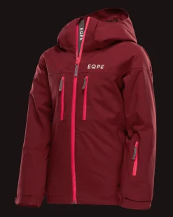 Descent Ski Jacket JR Cabernet