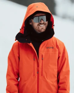 Descent Ski Jacket M Fiery Orange