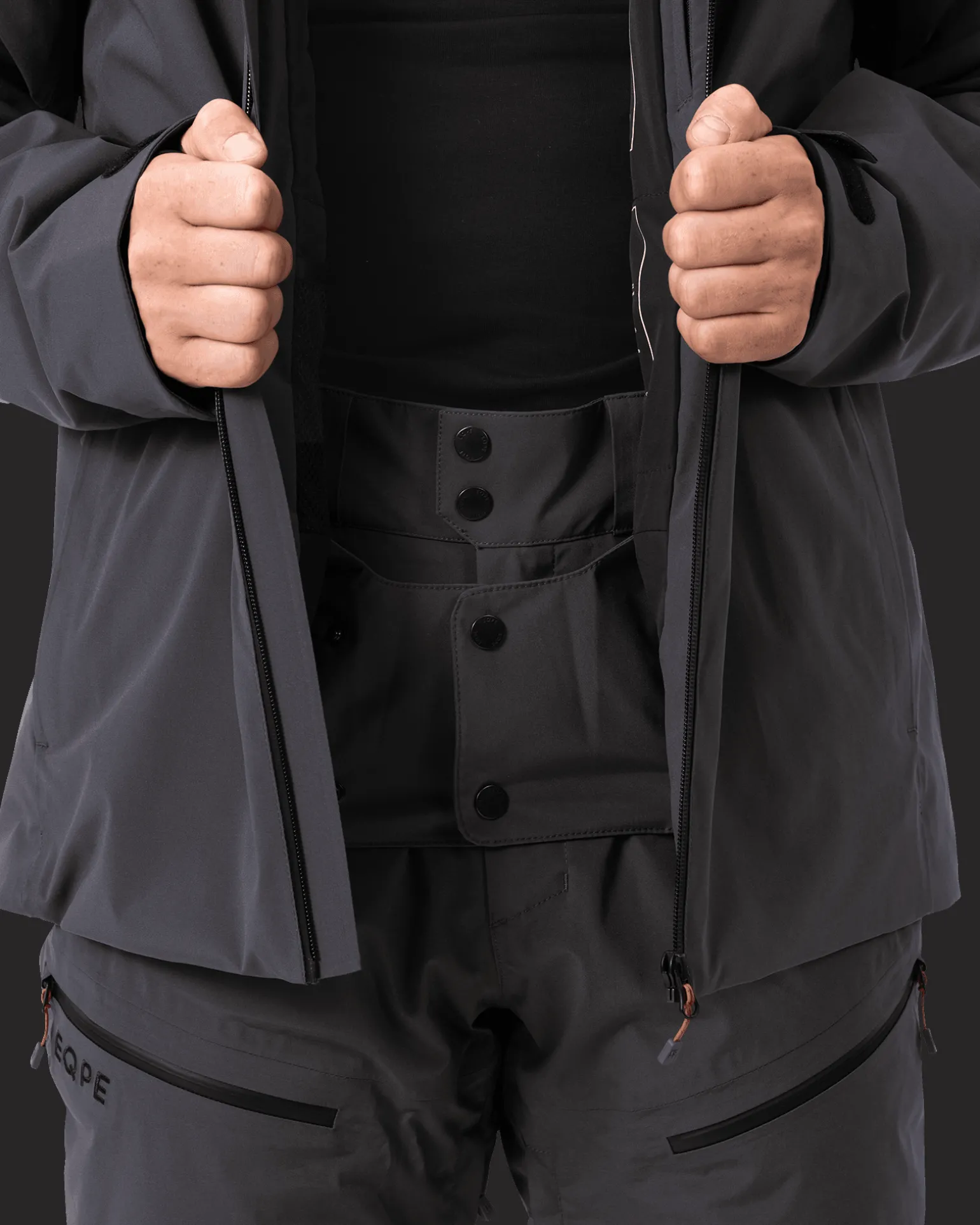 Descent Ski Jacket M Graphite Grey