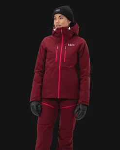 Descent Ski Jacket W Cabernet