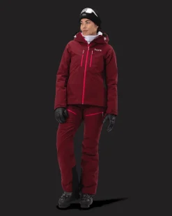 Descent Ski Jacket W Cabernet
