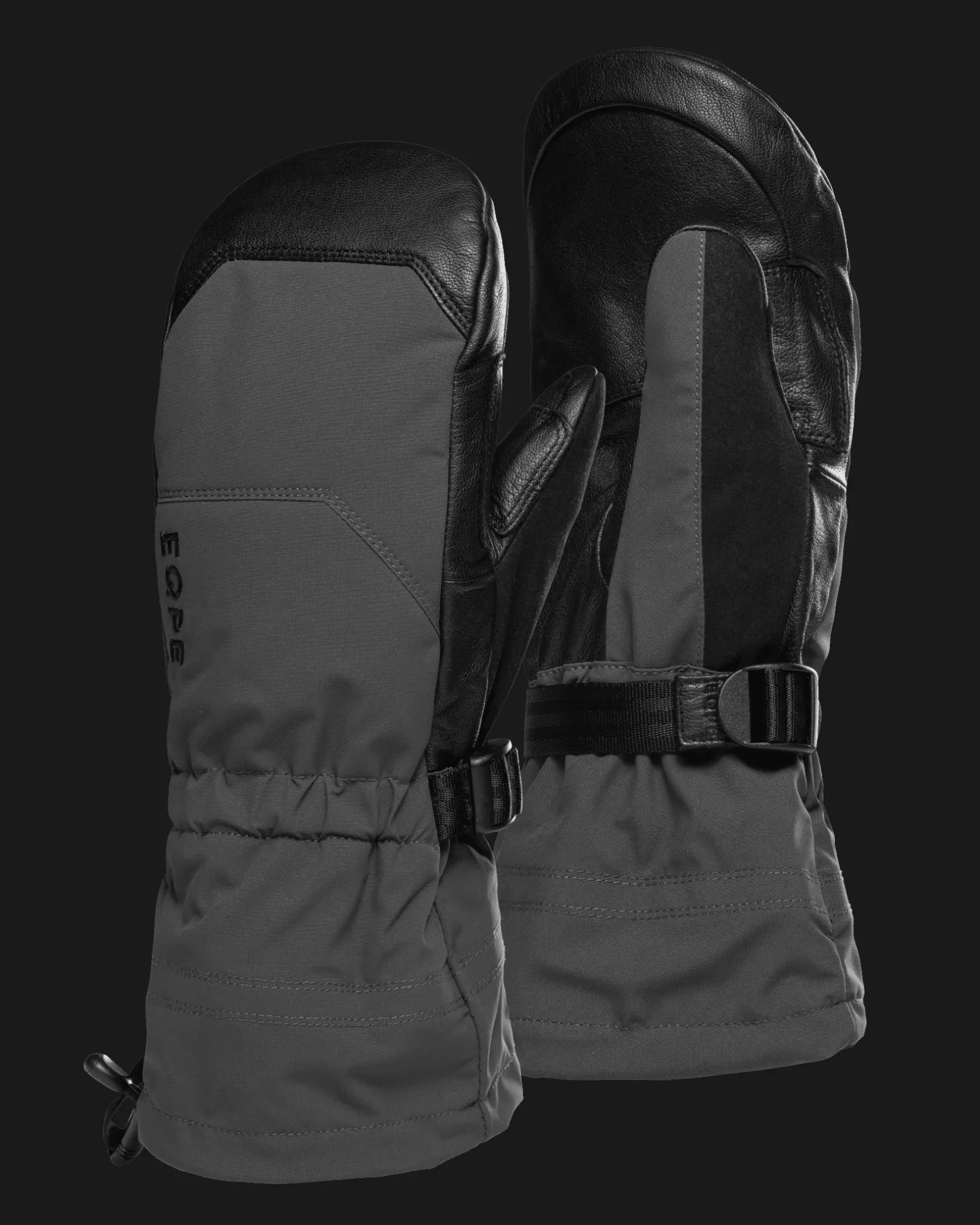 Descent Ski Mitten Graphite Grey