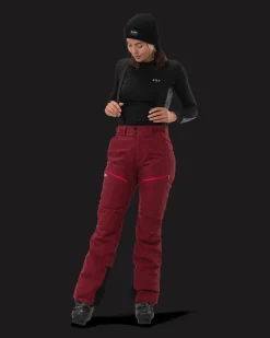 Descent Ski Pant W Cabernet