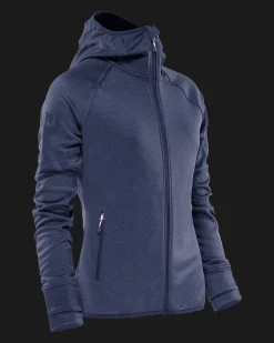 Gida Fleece Hood W Navy Blazer Melange
