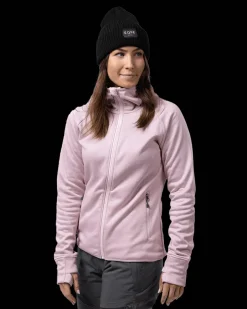 Gida Fleece Hood W Pale Rose Melange