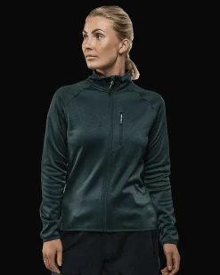 Gida Fleece W Forest Green Melange