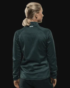 Gida Fleece W Forest Green Melange
