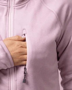Gida Fleece W Pale Rose Melange