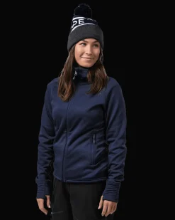 Gida Midlayer Hood W Navy Blazer