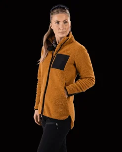 Gida Pile Jacket W Autumn Leaf