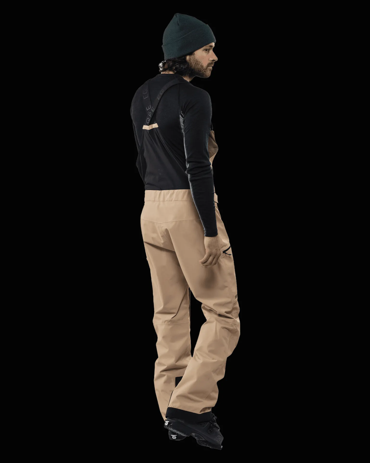 Habllek Bib Pant M Nordic Sand