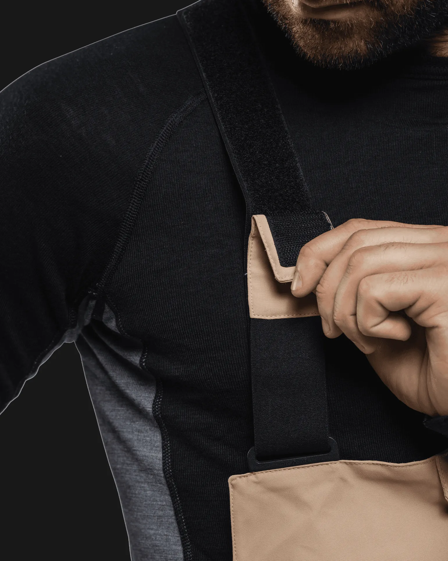 Habllek Bib Pant M Nordic Sand