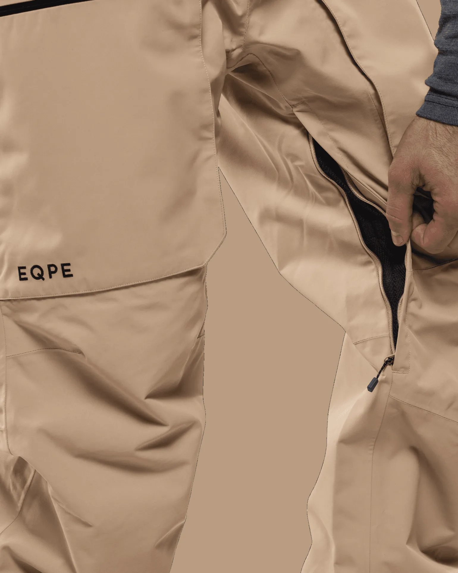 Habllek Bib Pant M Nordic Sand