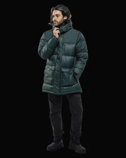 Habllek Down Parka M Deep Forest Green
