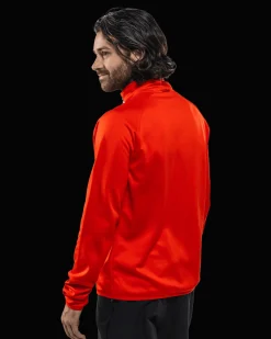 Habllek Fleece M Fiery Orange Melange