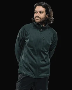 Habllek Fleece M Forest Green Melange