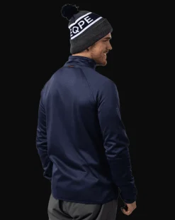 Habllek Fleece M Navy Blazer Melange
