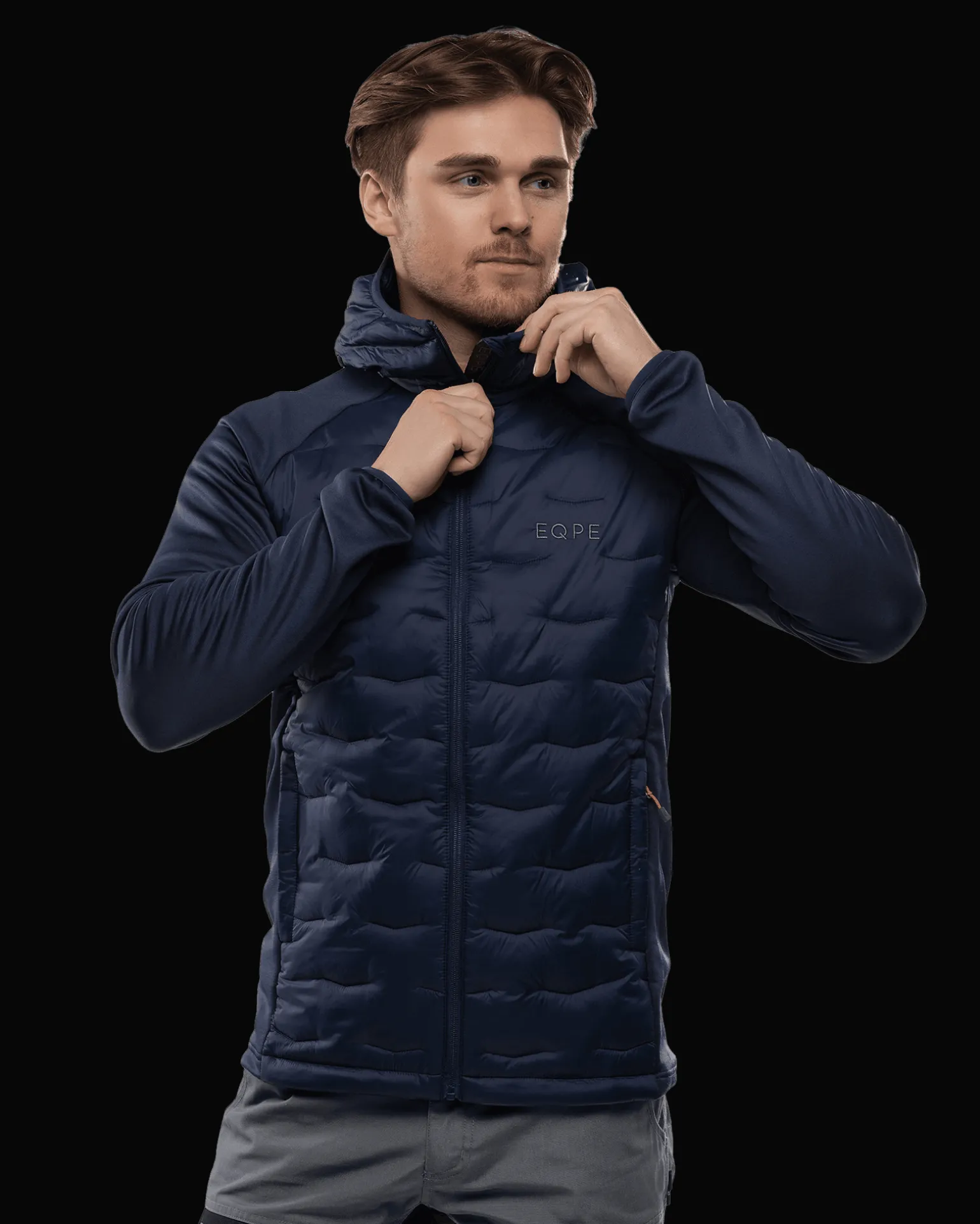 Habllek Hybrid Hood M Navy Blazer