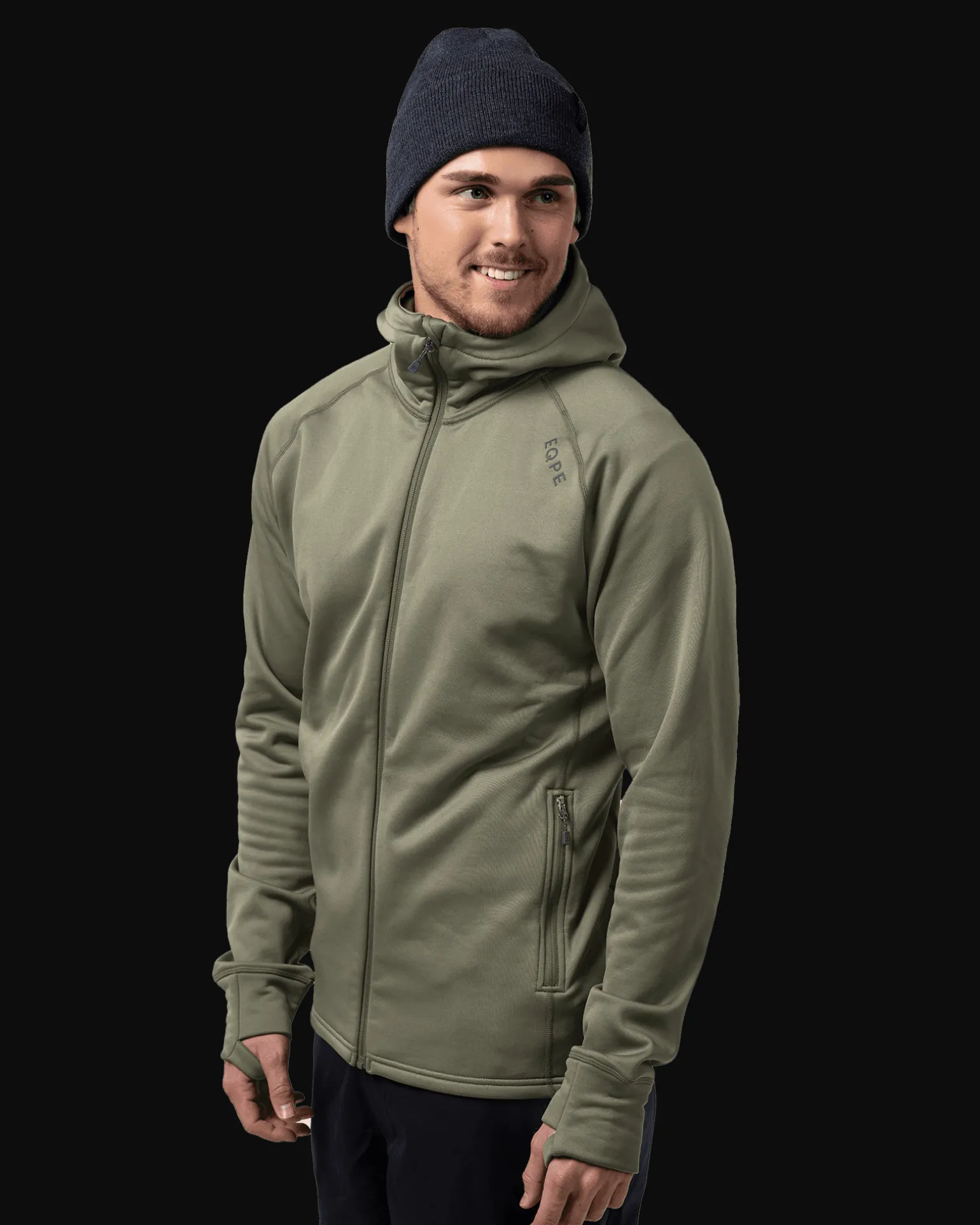 Habllek Midlayer Hood M Litchen Green