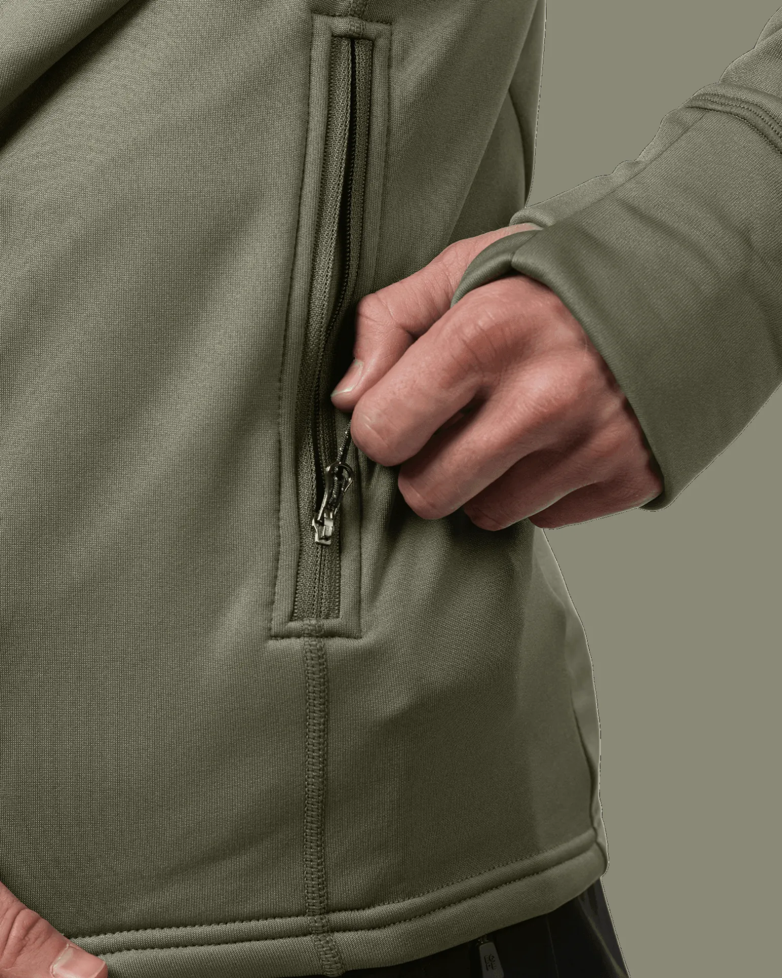 Habllek Midlayer Hood M Litchen Green