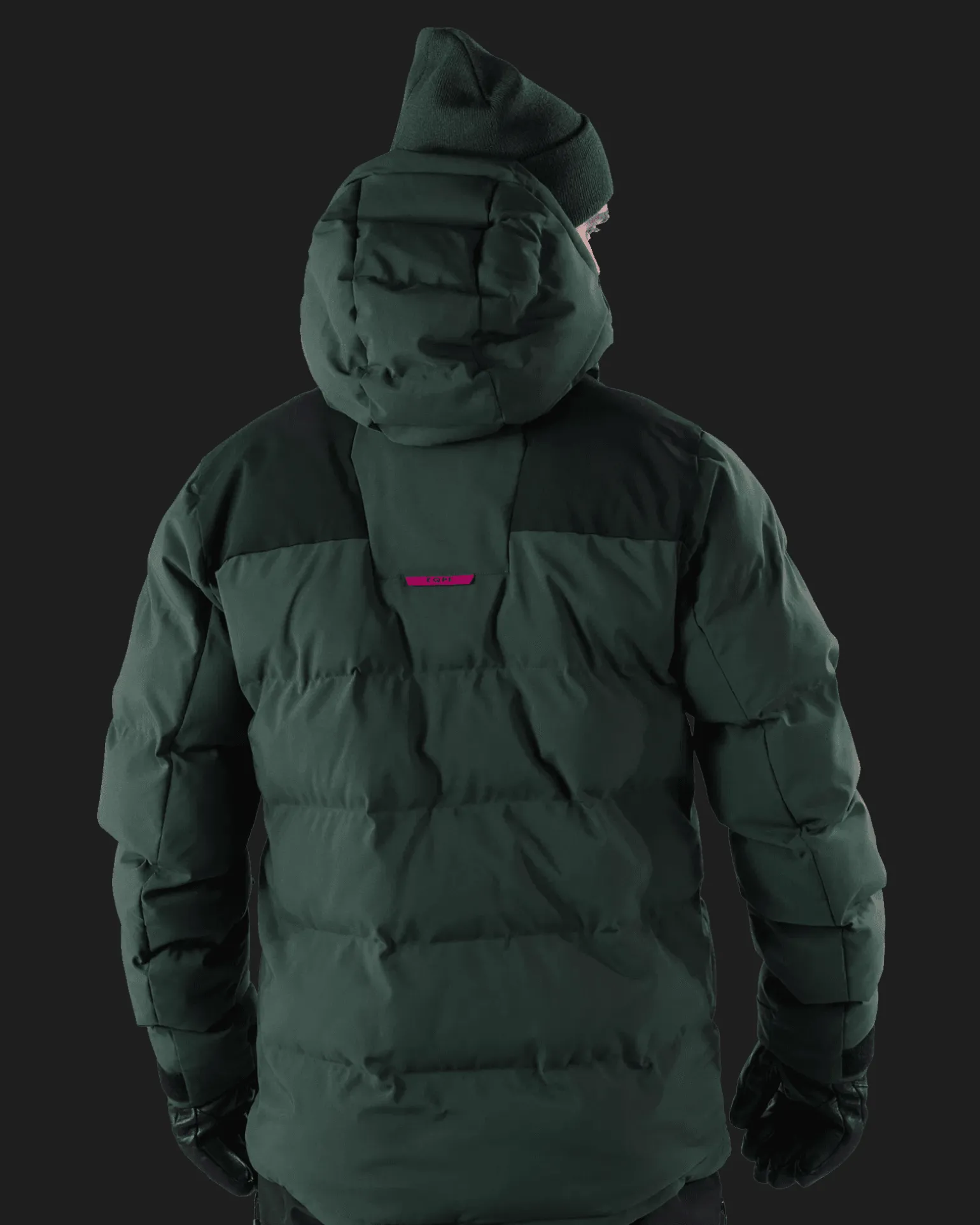 Habllek Puffer Jacket M Deep Forest Green