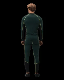 Haze Baselayer Set M Deep Forest Green/Deep Black