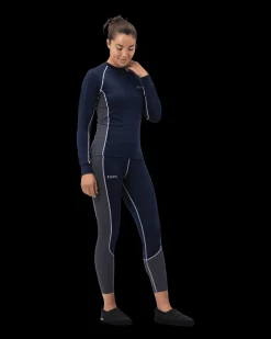 Haze Baselayer Set W Navy Blazer/Iron Grey