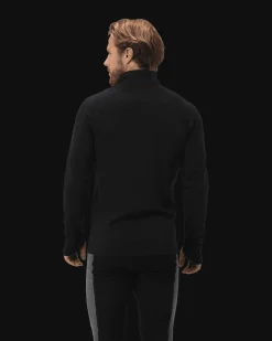 Haze Warm Wool 1/2 Zip M Deep Black