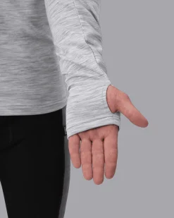 Haze Warm Wool 1/2 Zip M Grey Melange