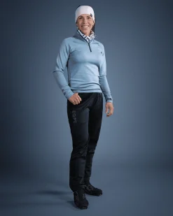 Haze Warm Wool 1/2 Zip W Winter Sky