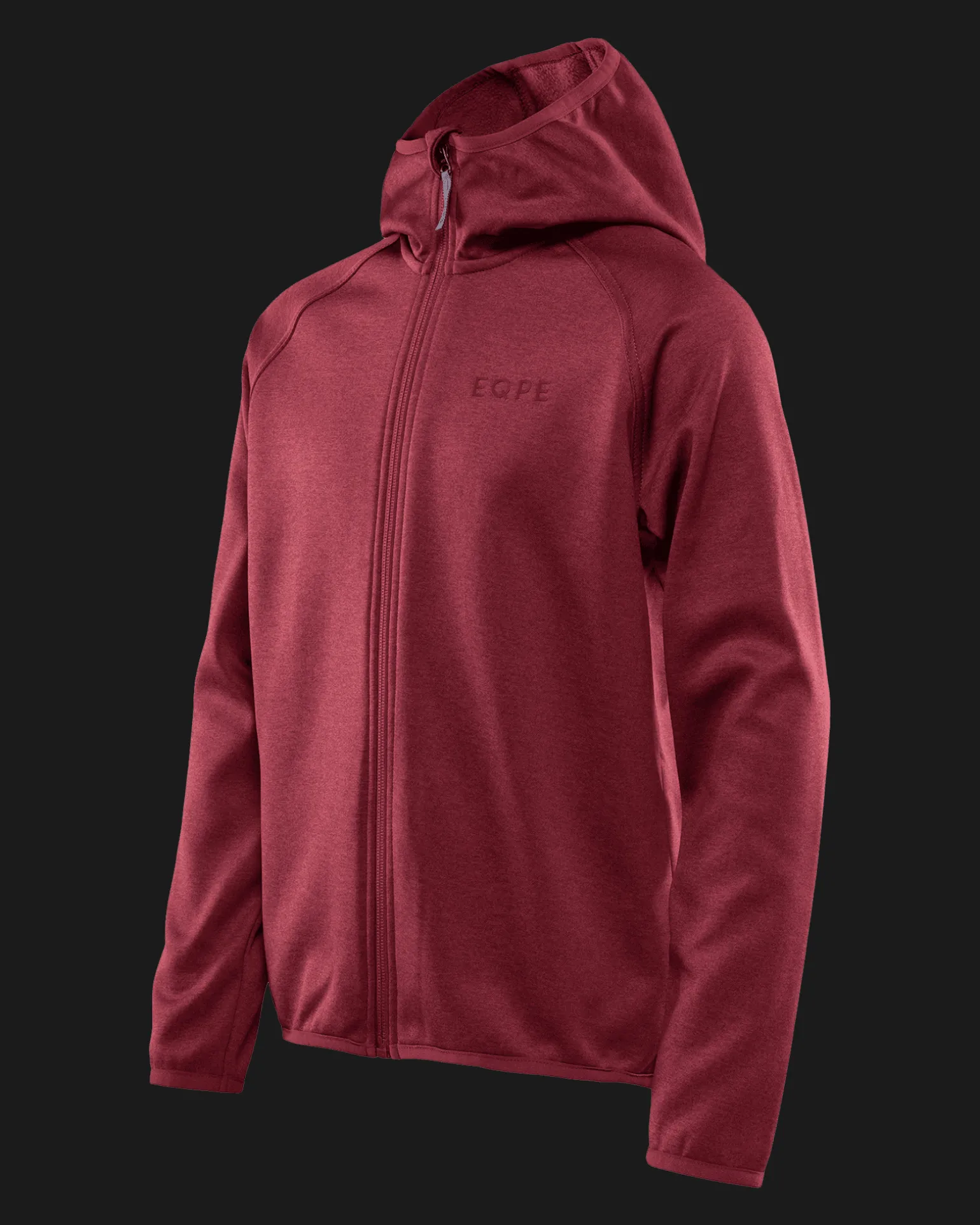 Qanuk Fleece Hood JR Cabernet Melange