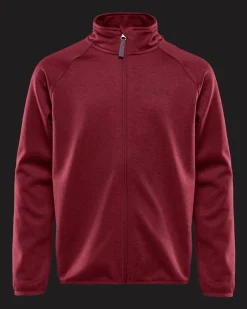 Qanuk Melange Fleece JR Cabernet Melange