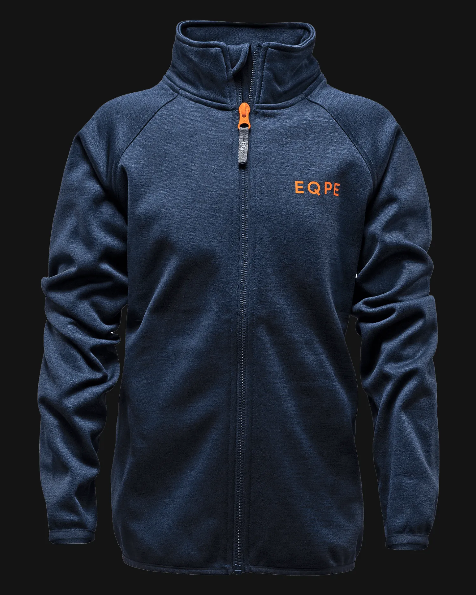 Qanuk Melange Fleece JR Dark Navy Melange