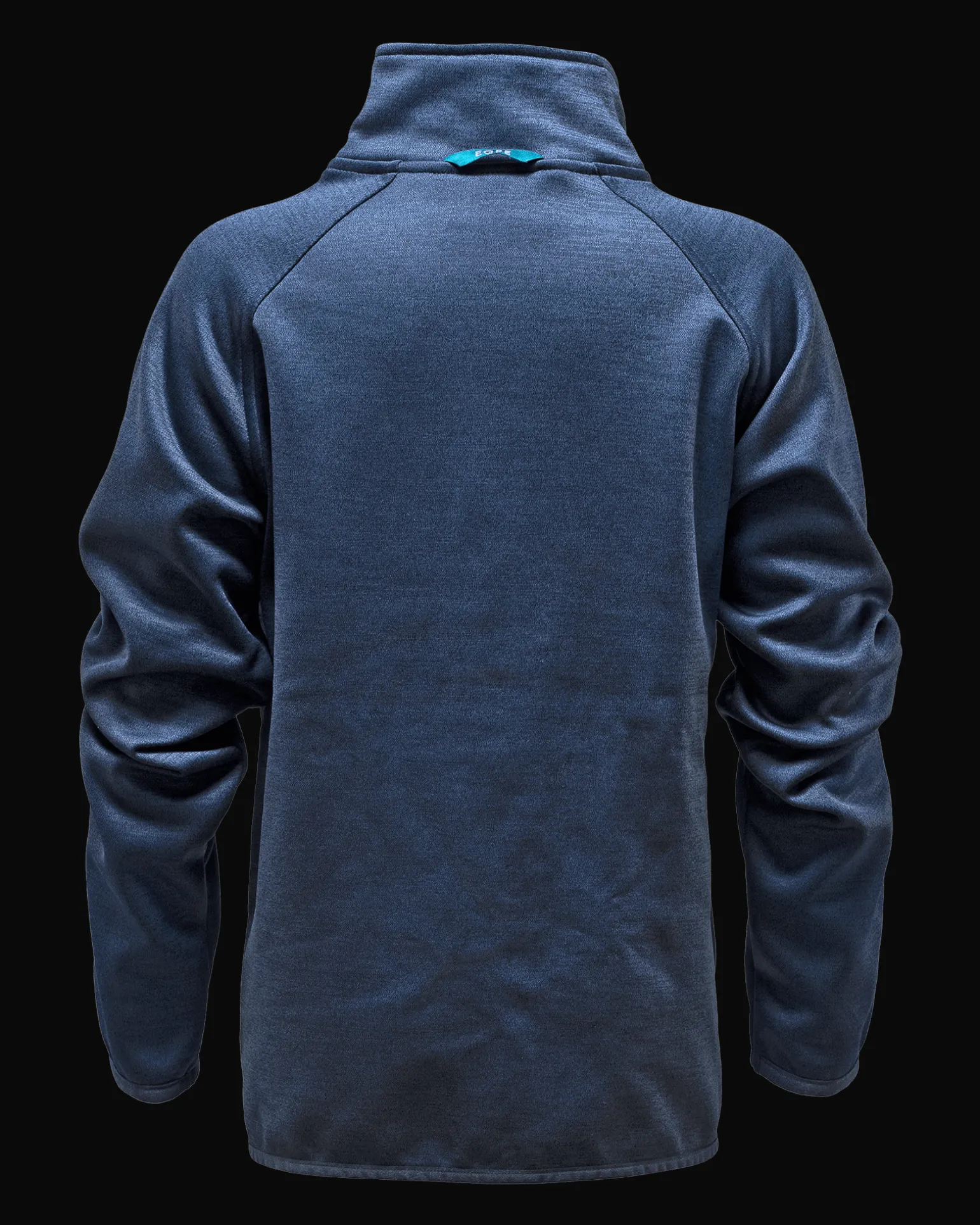 Qanuk Melange Fleece JR Dark Navy Melange