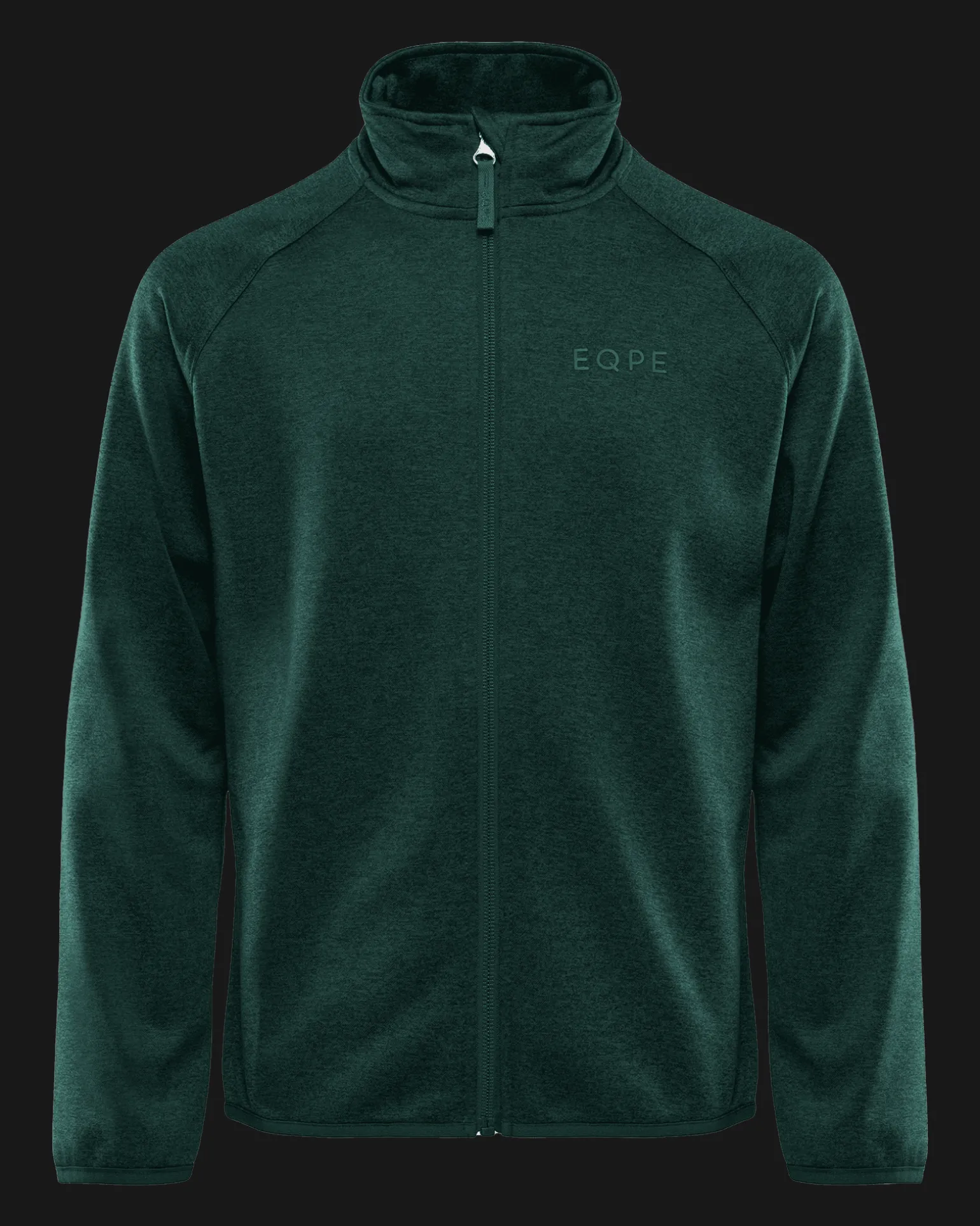 Qanuk Melange Fleece JR Forest Green Melange