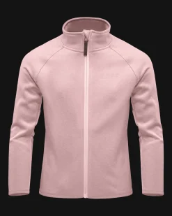 Qanuk Melange Fleece JR Pale Rose Melange