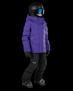 Qanuk Silhouette Jacket JR Alpine Violet