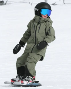 Ridge Insulated Jacket JR Lichen Green