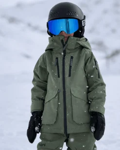 Ridge Insulated Jacket JR Lichen Green