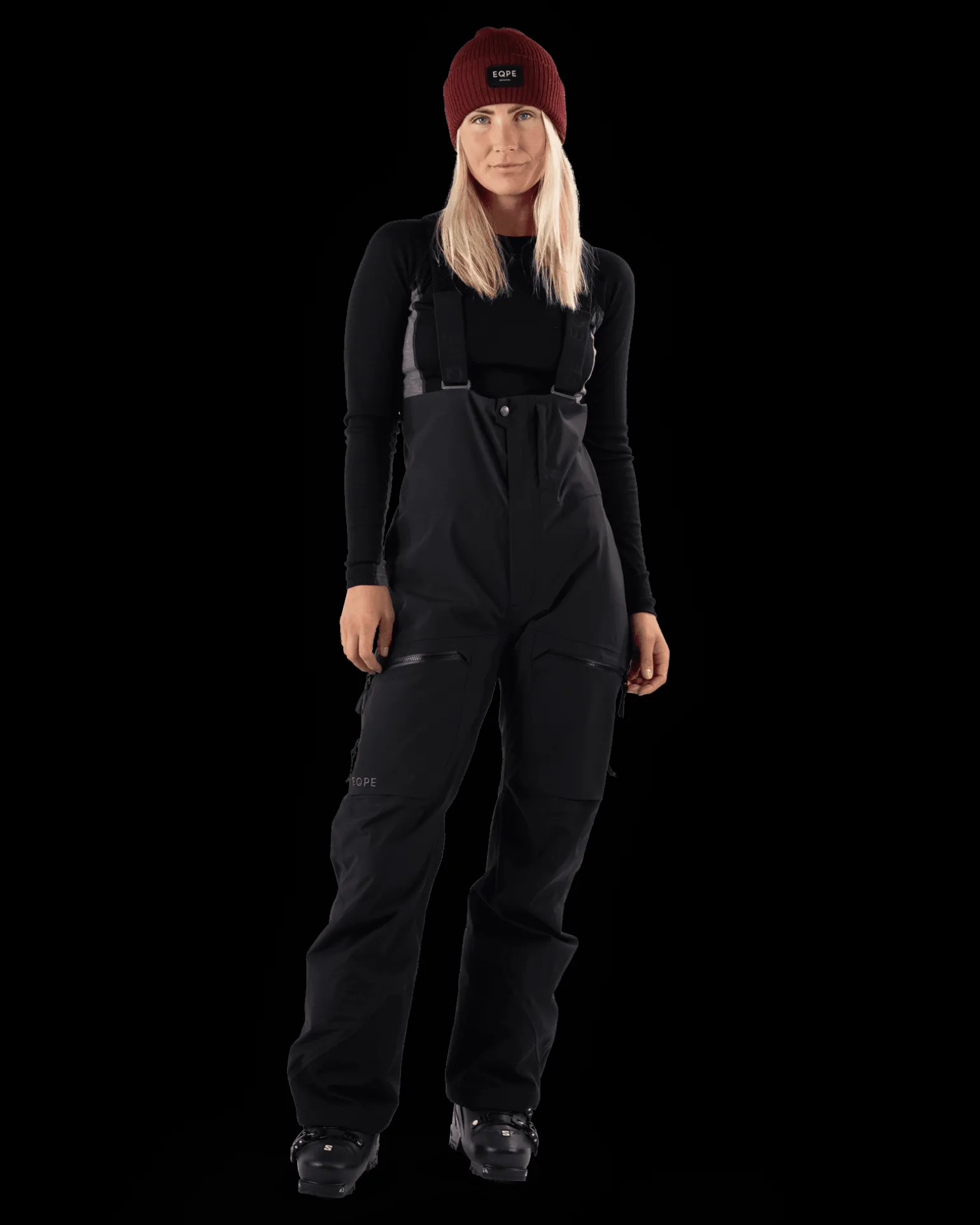 Rido Bib Shell Pant W Deep Black