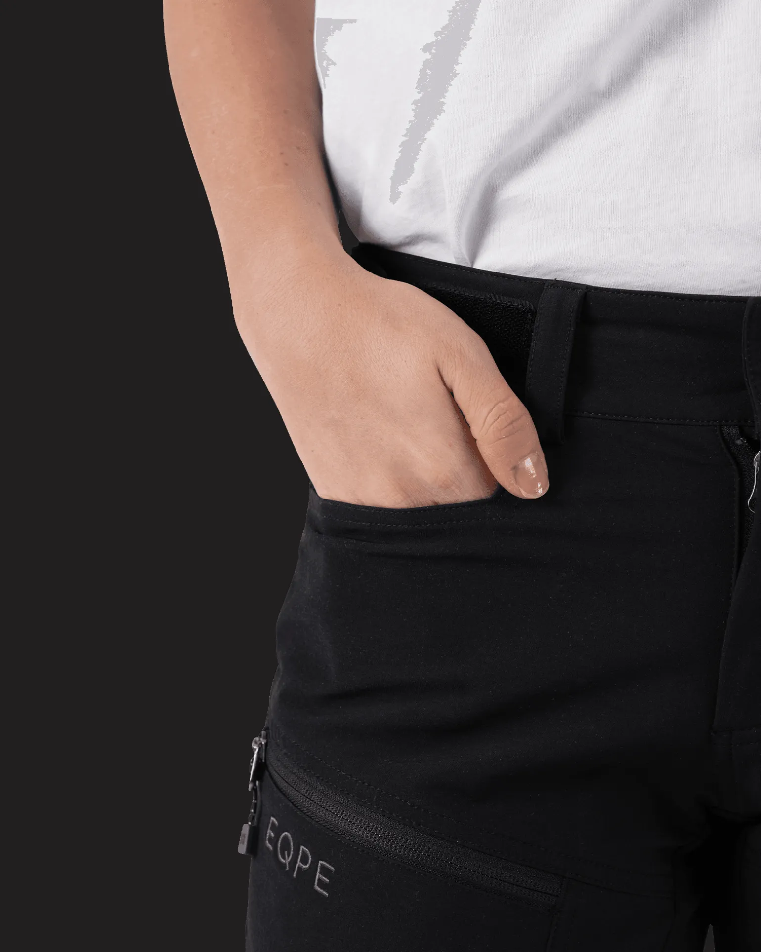 Rosse Stretch Shorts W Deep Black
