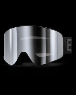 Sight Magnetic Small Face Deep Black-Smoke/Silver Mirror + Clear